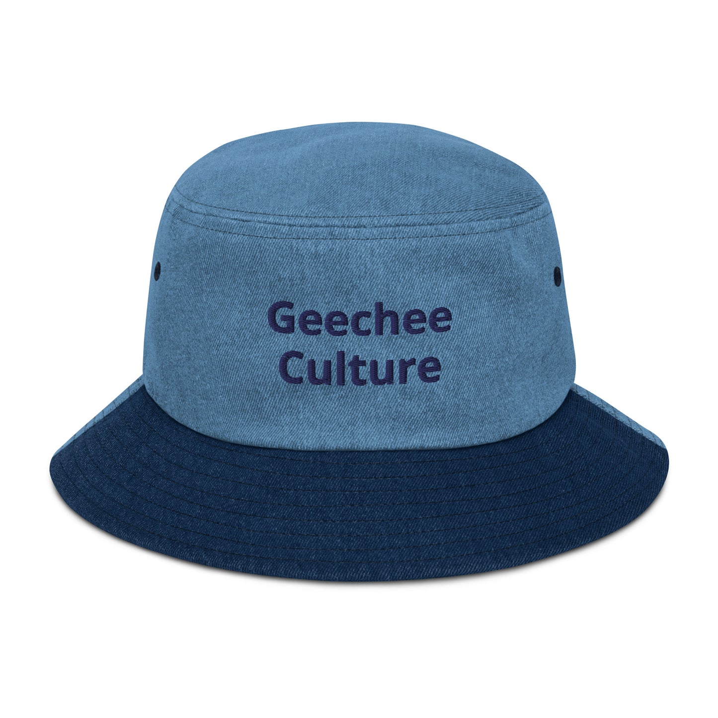 Geechee Culture Denim Bucket Hat