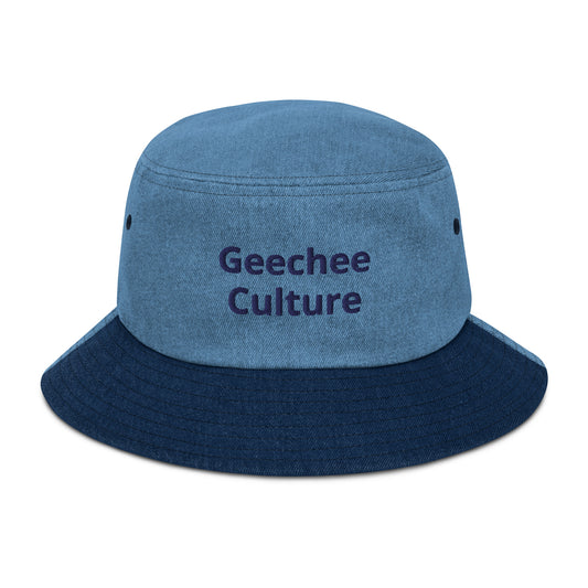 Geechee Culture Denim Bucket Hat