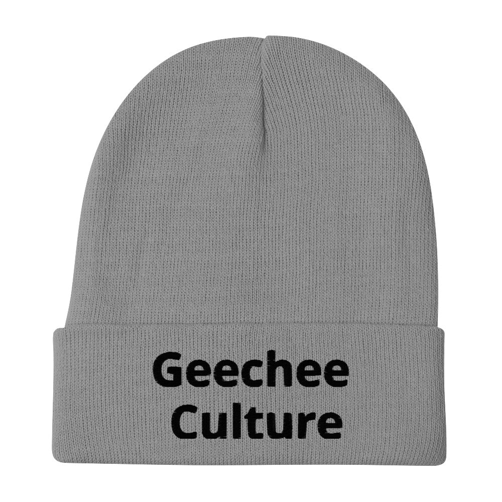 Geechee Culture Embroidered Beanie