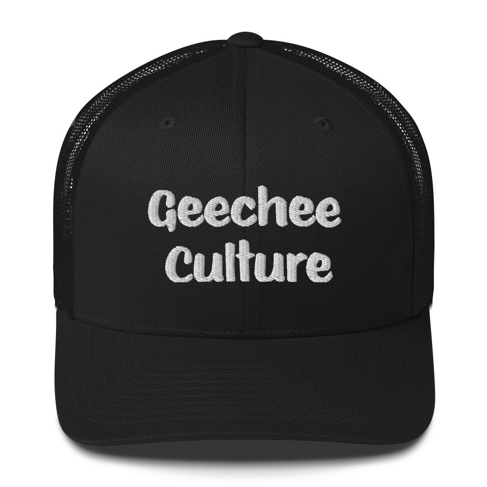 Geechee Culture Embroidered Trucker Cap