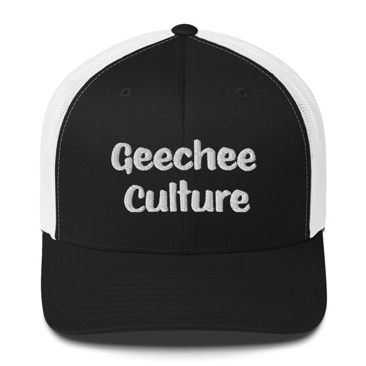 Geechee Culture Embroidered Trucker Cap