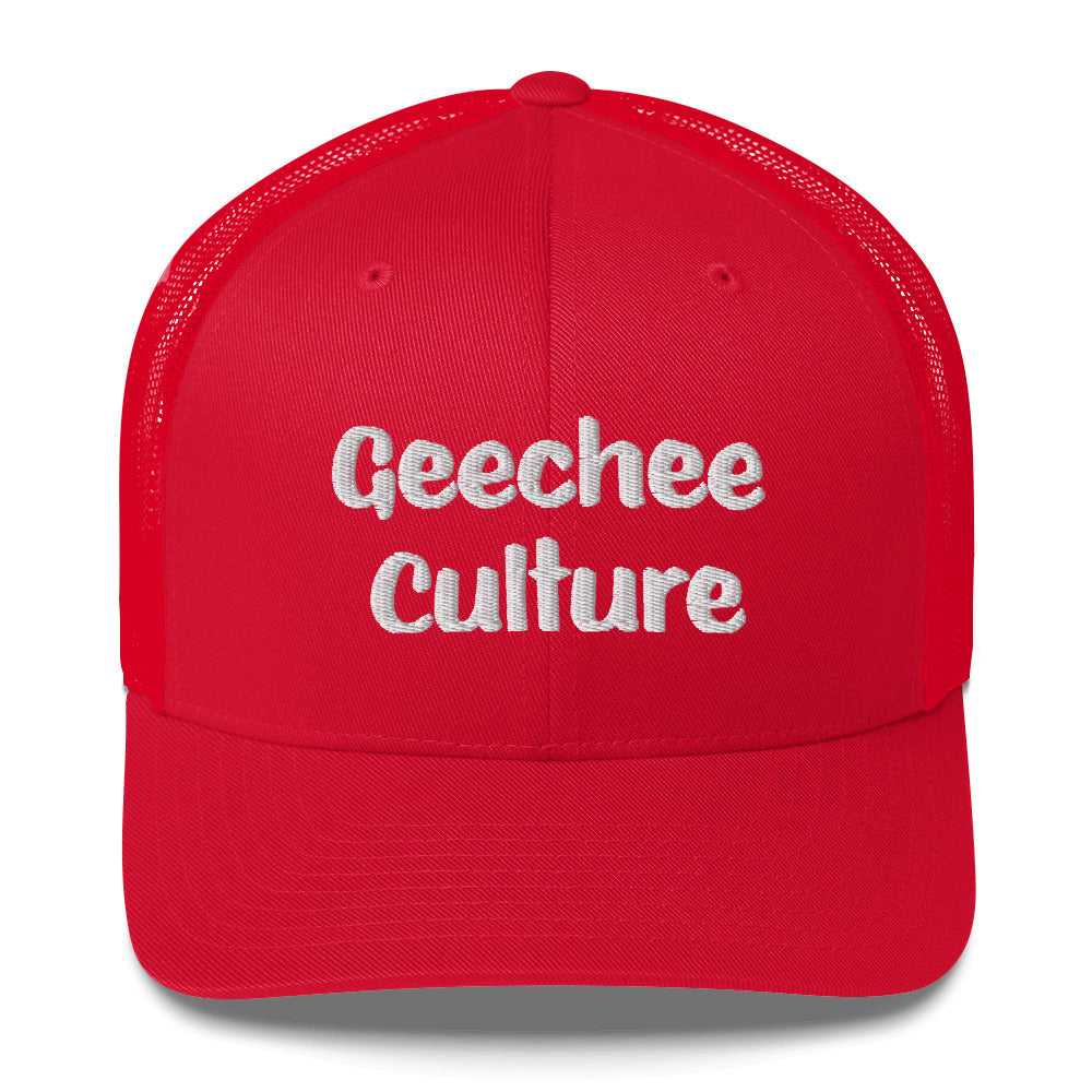 Geechee Culture Embroidered Trucker Cap