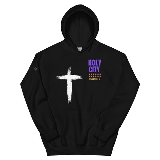 Geechee Culture Holy City Black Unisex Hoodie