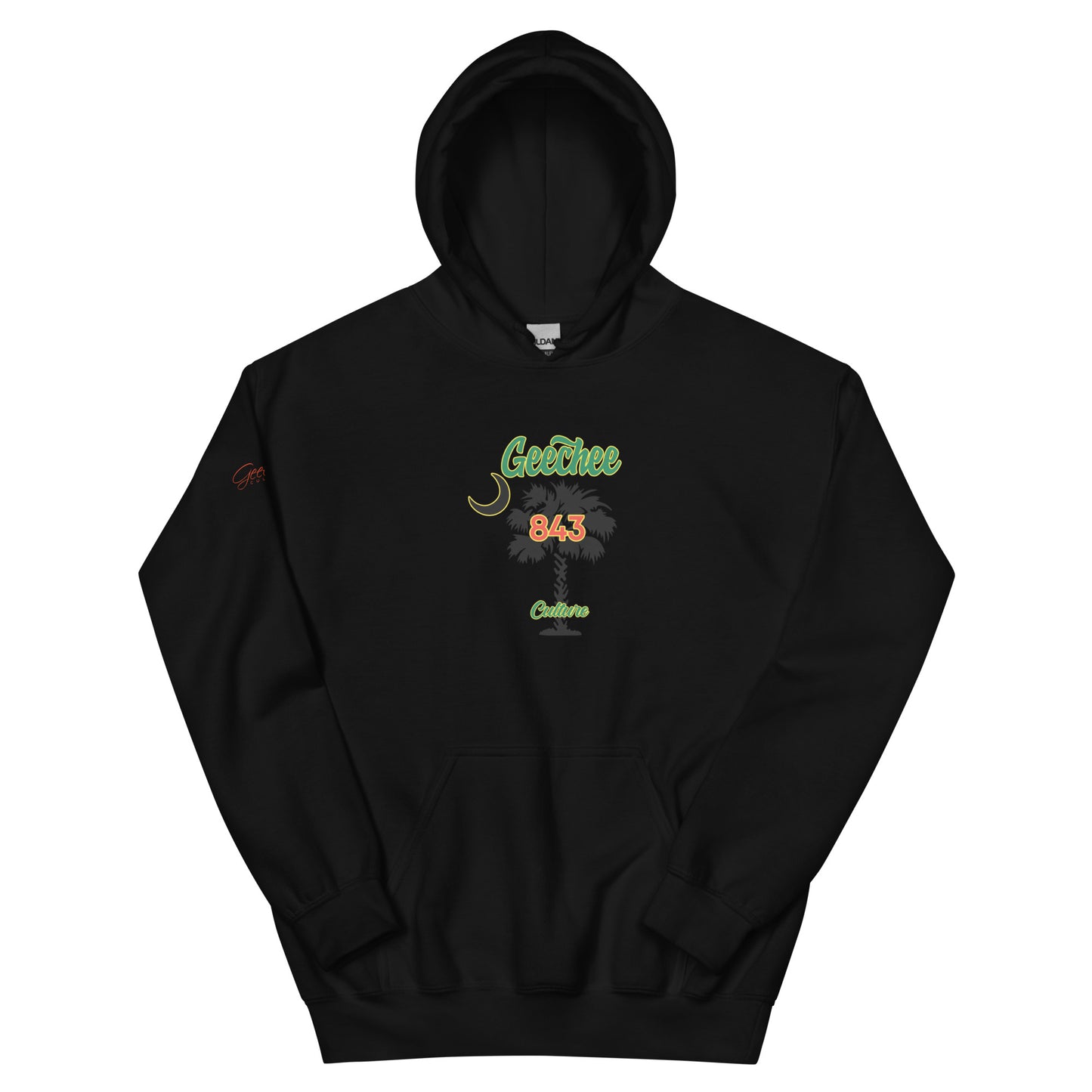 Geechee Culture 843 Palm Tree Unisex Hoodie