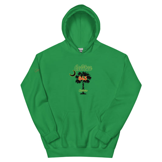 Geechee Culture 843 Palm Tree Unisex Hoodie