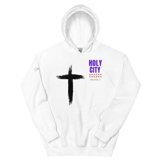 Geechee Culture Holy City White Unisex Hoodie