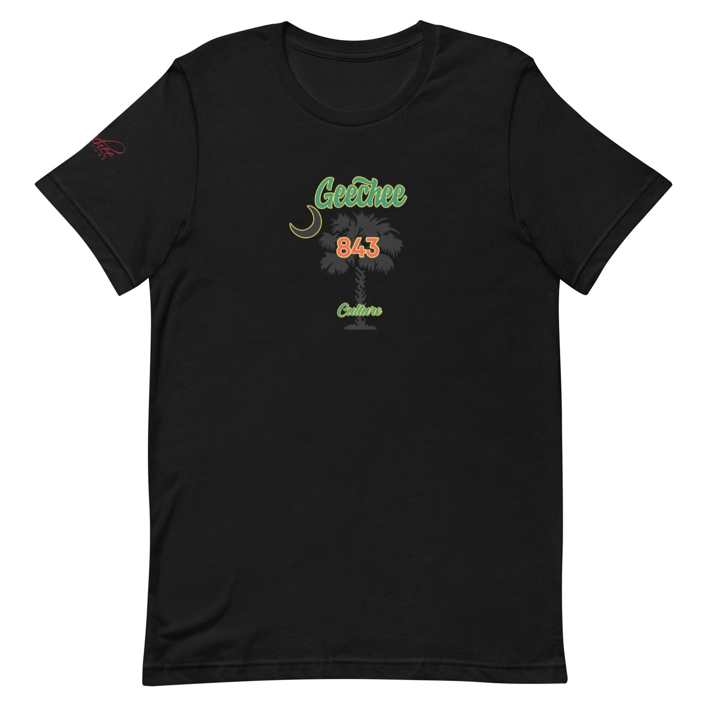 Geechee Culture 843 Palm Tree Unisex T-Shirt