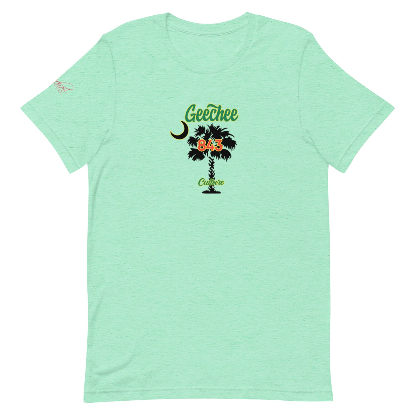 Geechee Culture 843 Palm Tree Unisex T-Shirt