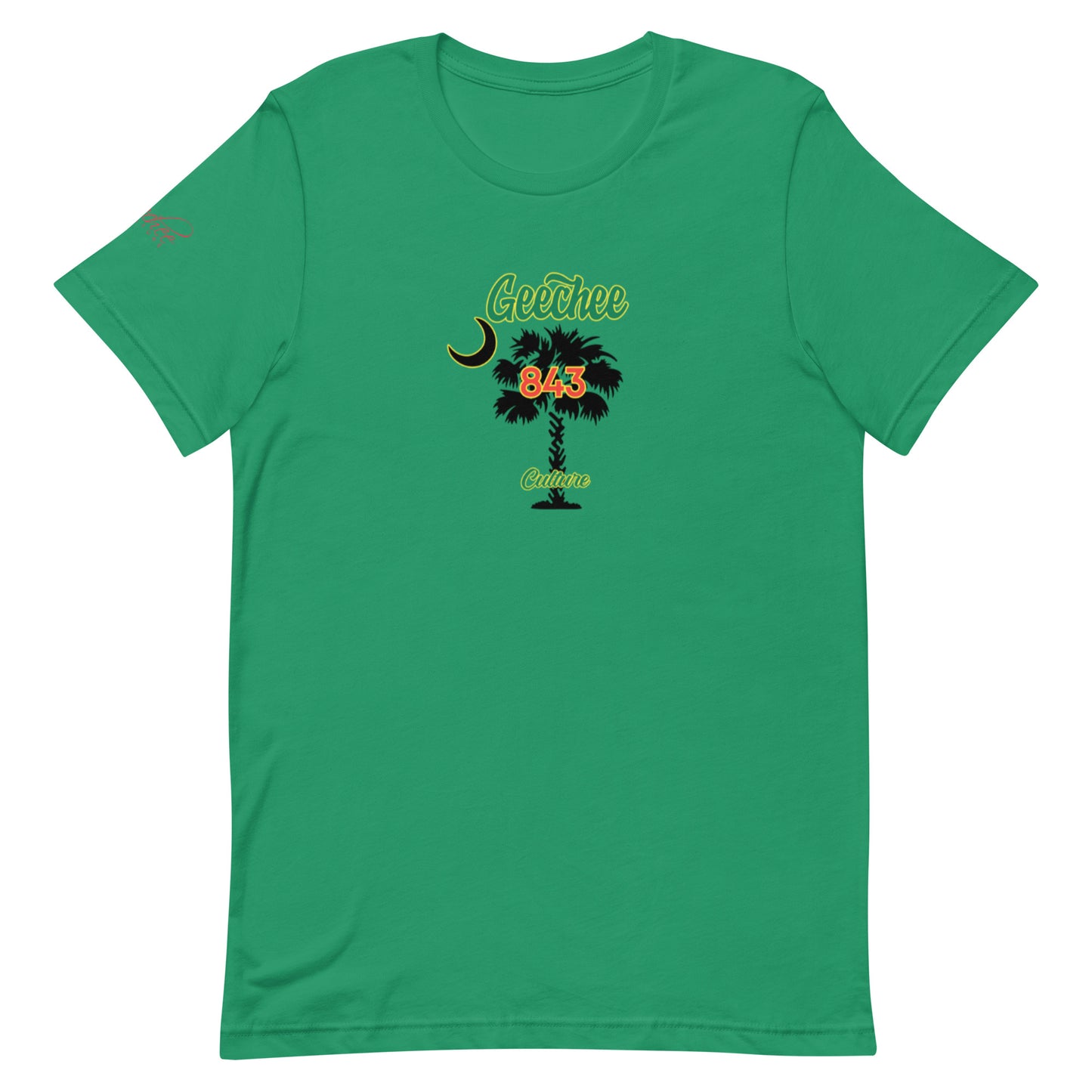 Geechee Culture 843 Palm Tree Unisex T-Shirt