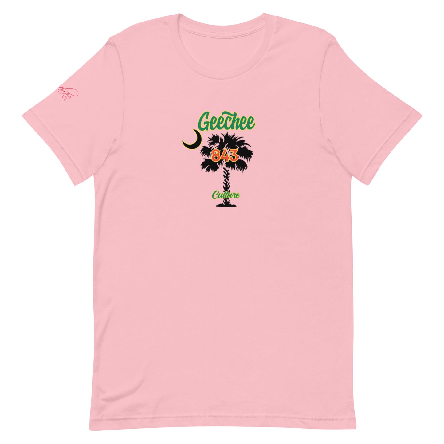 Geechee Culture 843 Palm Tree Unisex T-Shirt