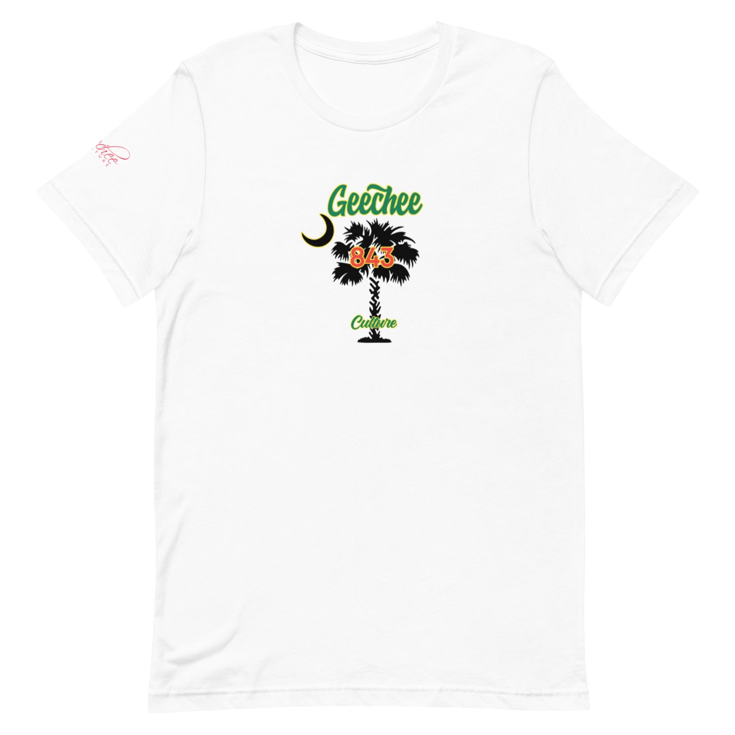 Geechee Culture 843 Palm Tree Unisex T-Shirt